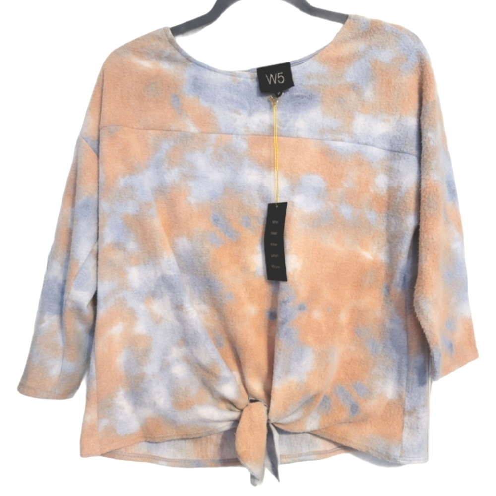 W5 Fuzzy Soft Tye Die Pullover